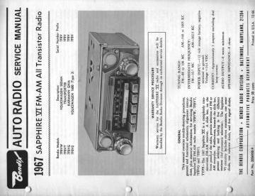 Bendix-Sapphire 6_Sapphire VI_7FBVG_7FBVT_7FBVW_7FBV3_7FBV ;Series-1967.Bendix.CarRadio preview